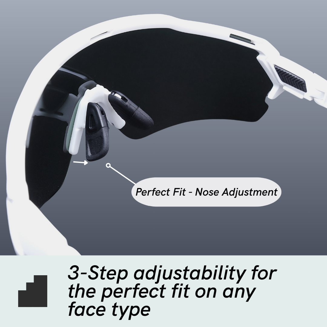 The Vue - Pearl White - Transition Lens with ColorVue | Indoor/Outdoor Z87
